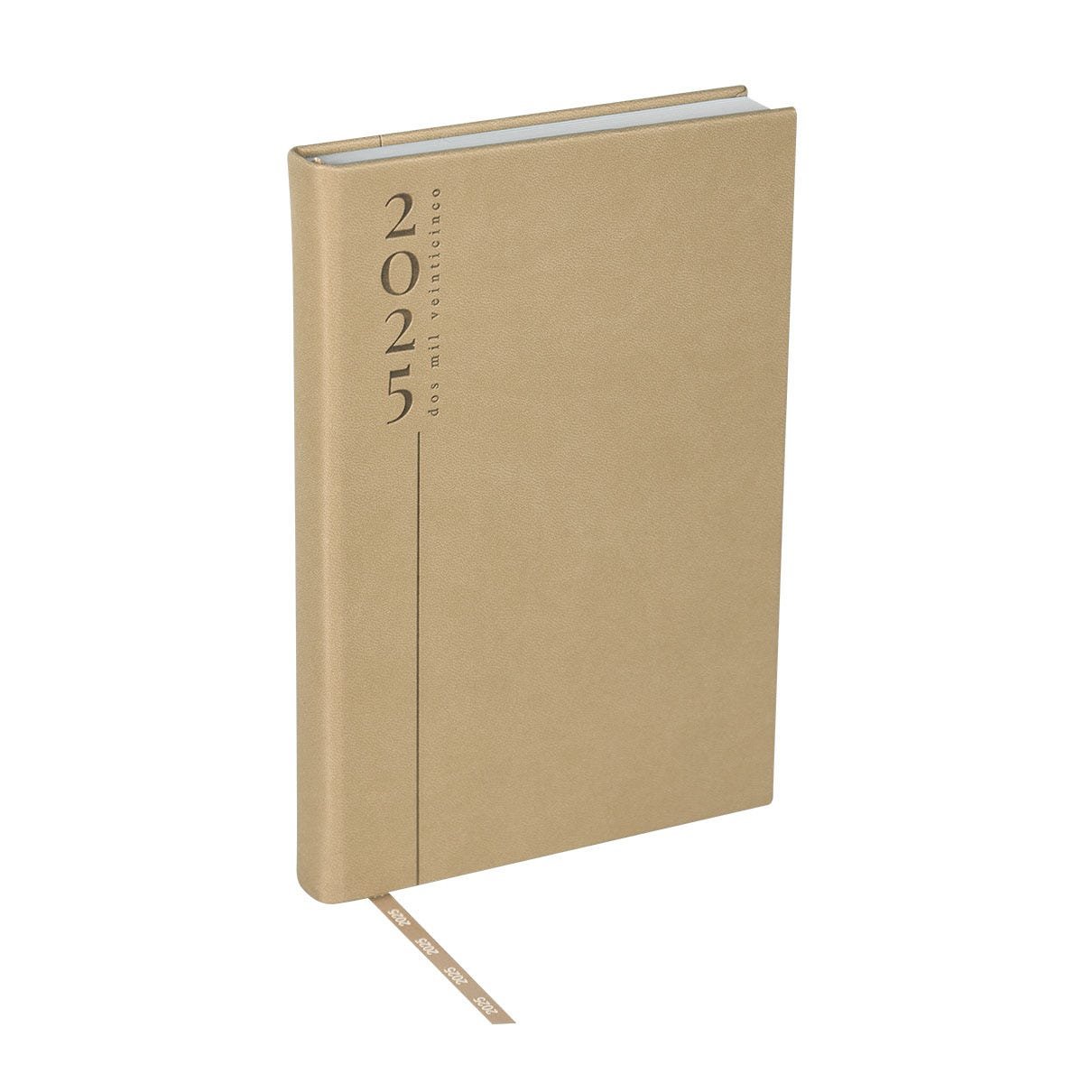 AGENDA 2025 DIARIA CLASICA BEIGE
