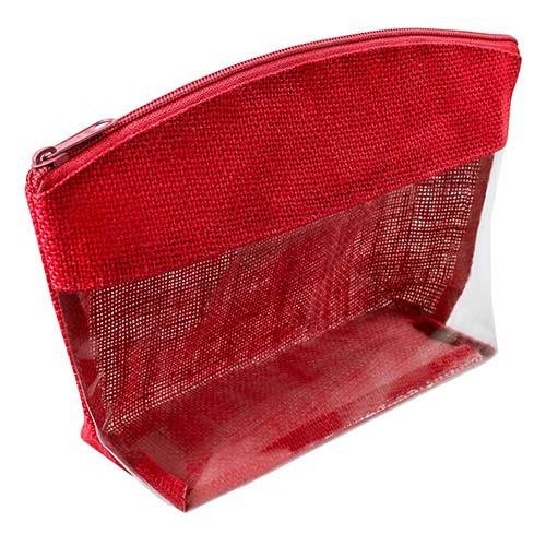 cosmetiquera para mujer roja