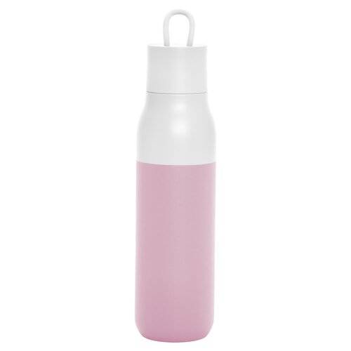 Botella térmica "ROLLING" Blanco + Rosa