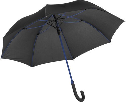 PARAGUAS "CANCAN" Negro + Royal Blue